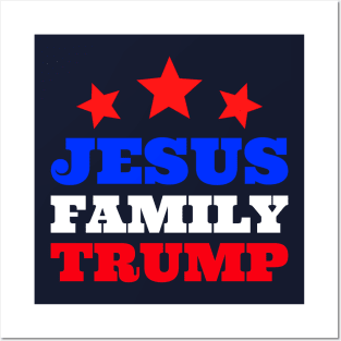 Jesus Family Trump Posters and Art